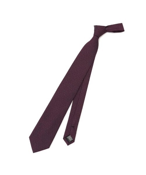 Perfect Suit FActory（パーフェクトスーツファクトリー）の「レギュラーネクタイ　無地　ワイン/ブラウン/ネイビー（ネクタイ・メンズ・ワイン/ブラウン/ネイビー・FREE）」の4枚目の写真