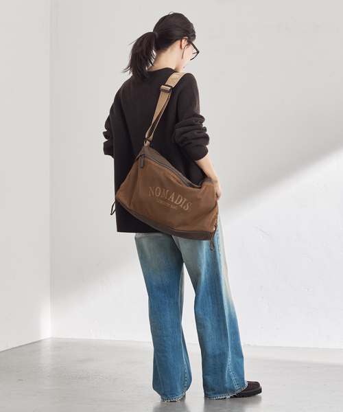 FRAMeWORK(フレームワーク)の「NOMADIS/ノマディス 別注SHOULDERバッグ(ショルダーバッグ・レディース・ブラック/キャメル・FREE)」の21枚目の写真