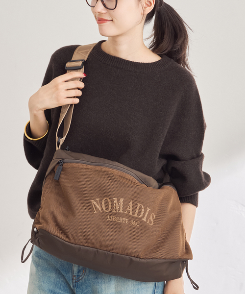 FRAMeWORK(フレームワーク)の「NOMADIS/ノマディス 別注SHOULDERバッグ(ショルダーバッグ・レディース・ブラック/キャメル・FREE)」の22枚目の写真