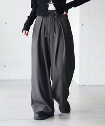 tiptop | 【ZOZO限定アイテム】ウエスト紐付タックワイドパンツ(スラックス)