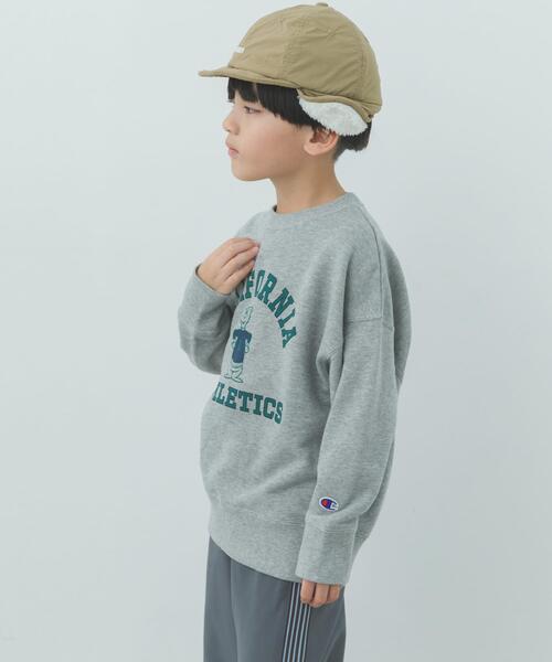 Champion（チャンピオン）の「『別注』Champion×DOORS　アニマルスウェット(KIDS)（Tシャツ/カットソー・キッズ・アイボリー/グレー/ネイビー・105/135/120）」の17枚目の写真