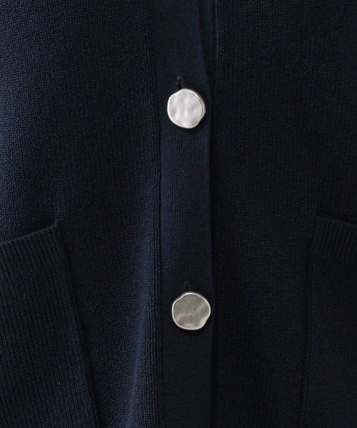 GLOBAL WORK（グローバルワーク）の「さらさらアゼボタンベスト/595374（ベスト・レディース・ダークブラウン/ホワイト系その他3/ネイビー・MEDIUM/LARGE）」の18枚目の写真