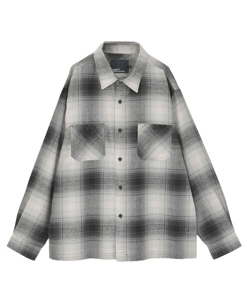 CRAFT STANDARD BOUTIQUE（クラフトスタンダードブティック）の「チェックボックスシャツ（シャツ/ブラウス・メンズ・ブルー系その他3/ブルー系その他5/ブラウン系その他4/ブラウン系その他5/ブラック系その他3/グリーン系その他5・M/L）」の13枚目の写真