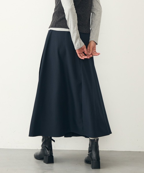 attiree(アティレー)の「タックフレアスカート(スカート・レディース・ブラック/ネイビー/チャコールグレー・LARGE/MEDIUM/SMALL/X-LARGE)」の19枚目の写真