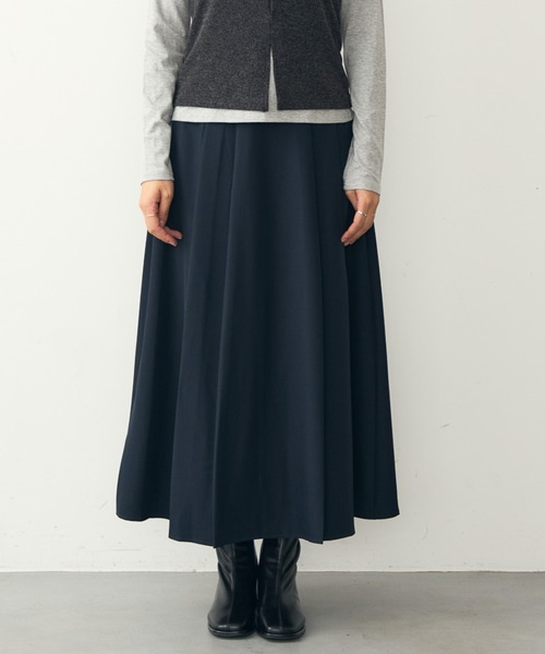 attiree(アティレー)の「タックフレアスカート(スカート・レディース・ブラック/ネイビー/チャコールグレー・LARGE/MEDIUM/SMALL/X-LARGE)」の17枚目の写真