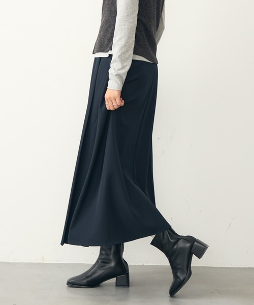 attiree(アティレー)の「タックフレアスカート(スカート・レディース・ブラック/ネイビー/チャコールグレー・LARGE/MEDIUM/SMALL/X-LARGE)」の18枚目の写真