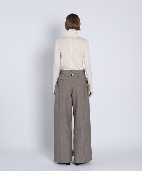 TANAKA(タナカ)の「HAKAMA TROUSERS(スラックス・メンズ・チェック・M/XL)」の4枚目の写真
