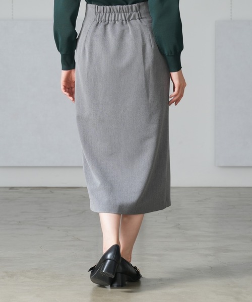 TRUDEA(トルディア)の「ハーフジップポケットタイトスカート(スカート・レディース・ライトグレー/ブラウン/ネイビー・SMALL/MEDIUM/LARGE)」の10枚目の写真