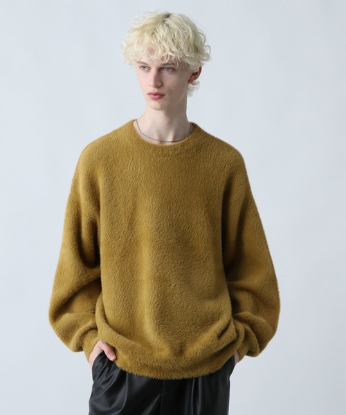 【HARE】 SOFTシャギーニットプルオーバー セール】SOFTシャギーニットプルオーバー(HARE)（ニット/セーター