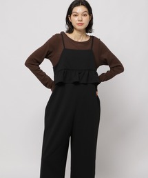 ayane オールインワン　サロペット　ブラック　ニコアンド　ブージュルード ayane オールインワン サロペット ブラック ニコアンド ブージュルード