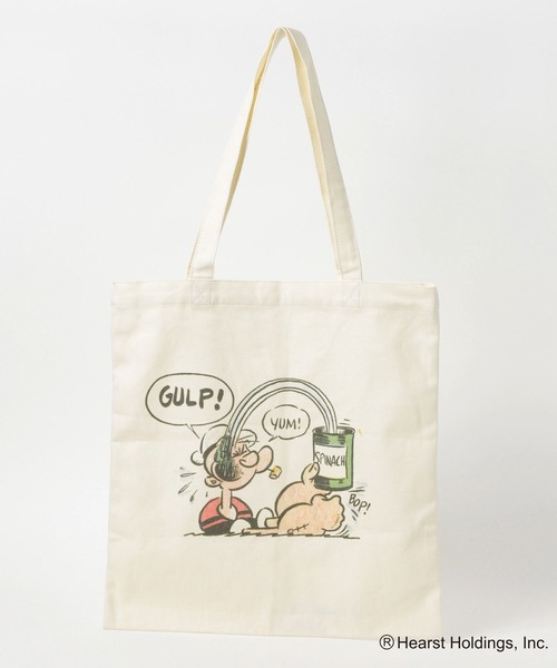 GLOBAL WORK(グローバルワーク)の「POPEYE(TM)/トートバッグ/一部店舗限定/601874(トートバッグ・メンズ・ホワイト系その他2/ブラック/スカイブルー/ホワイト・FREE)」の11枚目の写真