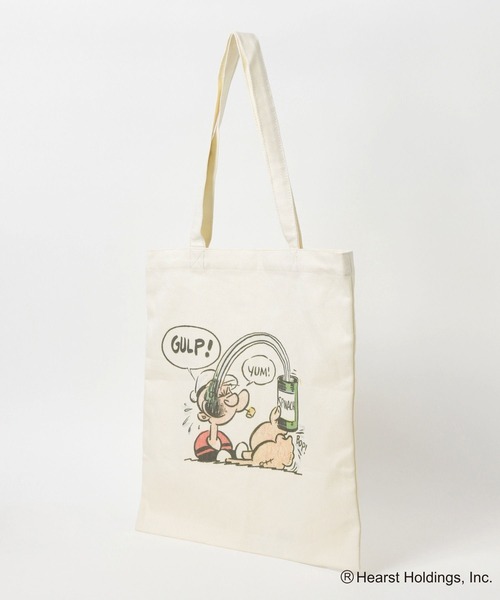 GLOBAL WORK(グローバルワーク)の「POPEYE(TM)/トートバッグ/一部店舗限定/601874(トートバッグ・メンズ・ホワイト系その他2/ブラック/スカイブルー/ホワイト・FREE)」の10枚目の写真