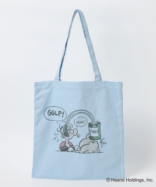 GLOBAL WORK(グローバルワーク)の「POPEYE(TM)/トートバッグ/一部店舗限定/601874(トートバッグ・メンズ・ホワイト系その他2/ブラック/スカイブルー/ホワイト・FREE)」の20枚目の写真