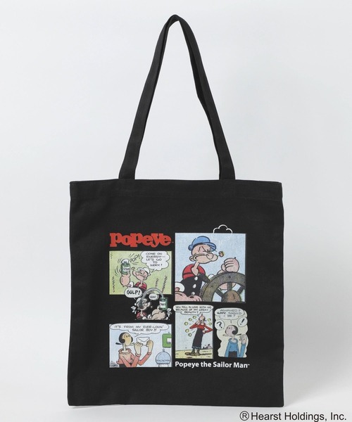 GLOBAL WORK(グローバルワーク)の「POPEYE(TM)/トートバッグ/一部店舗限定/601874(トートバッグ・メンズ・ホワイト系その他2/ブラック/スカイブルー/ホワイト・FREE)」の19枚目の写真