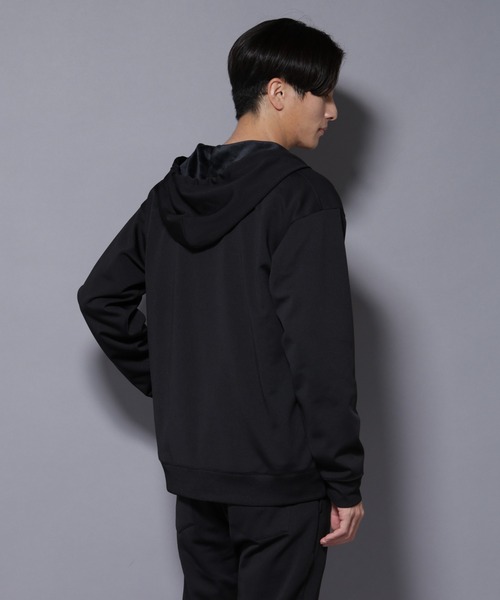 NANO universe(ナノユニバース)の「「MC」coveross(R) フリースボンディングジップアップパーカー(パーカー・メンズ・ブラック/ブラウン・M/L)」の17枚目の写真