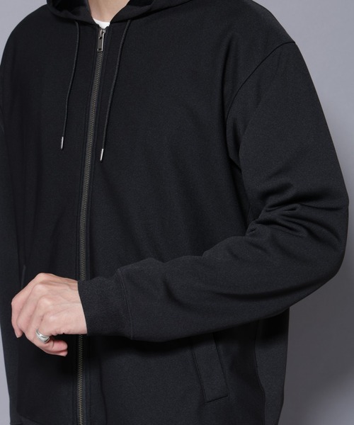 NANO universe(ナノユニバース)の「「MC」coveross(R) フリースボンディングジップアップパーカー(パーカー・メンズ・ブラック/ブラウン・M/L)」の19枚目の写真