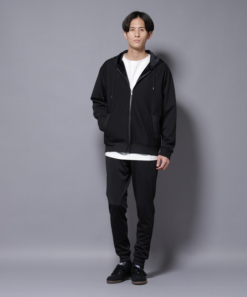 NANO universe(ナノユニバース)の「「MC」coveross(R) フリースボンディングジップアップパーカー(パーカー・メンズ・ブラック/ブラウン・M/L)」の22枚目の写真