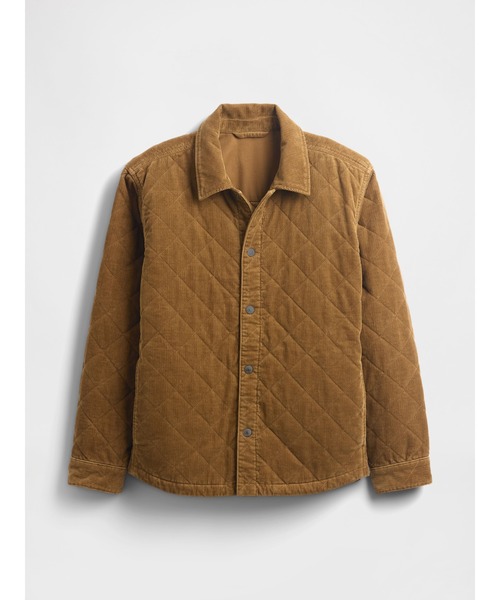 GAP(ギャップ)の「キルティング コーデュロイ リラックスフィット シャケット(その他アウター・メンズ・ブラウン系その他・XS/S/M/L/XL)」の7枚目の写真