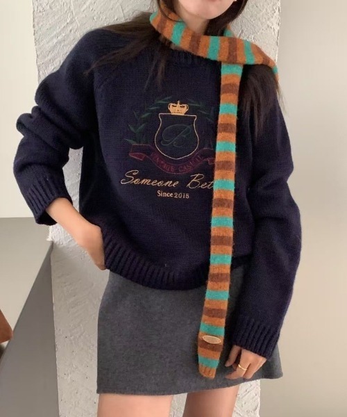 セール】Y2K細ボーダーマフラー（マフラー）｜Ritzy（リッツィー）の