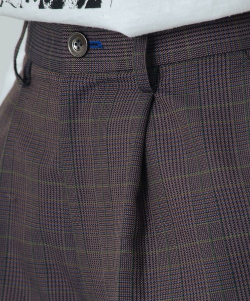 ROSE BUD(ローズバッド)の「(CREOLME)CHECK WIDE PATNS(その他パンツ・レディース・ブラウン/イエロー・M/S)」の4枚目の写真