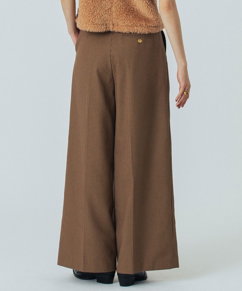 ROSE BUD(ローズバッド)の「(CREOLME)CHECK WIDE PATNS(その他パンツ・レディース・ブラウン/イエロー・M/S)」の14枚目の写真