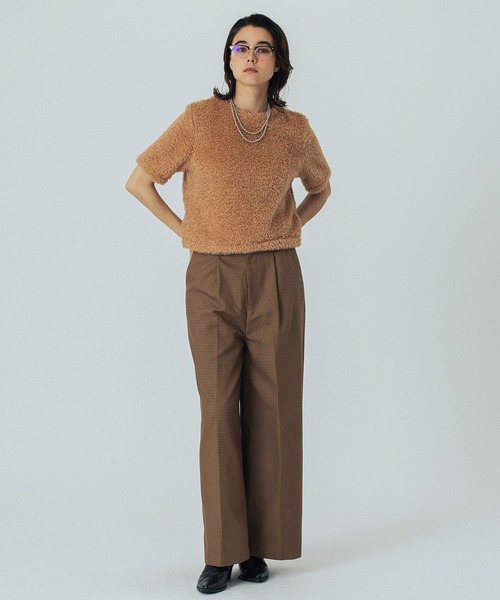 ROSE BUD(ローズバッド)の「(CREOLME)CHECK WIDE PATNS(その他パンツ・レディース・ブラウン/イエロー・M/S)」の16枚目の写真