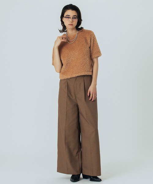 ROSE BUD(ローズバッド)の「(CREOLME)CHECK WIDE PATNS(その他パンツ・レディース・ブラウン/イエロー・M/S)」の17枚目の写真