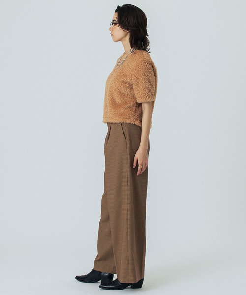 ROSE BUD(ローズバッド)の「(CREOLME)CHECK WIDE PATNS(その他パンツ・レディース・ブラウン/イエロー・M/S)」の18枚目の写真