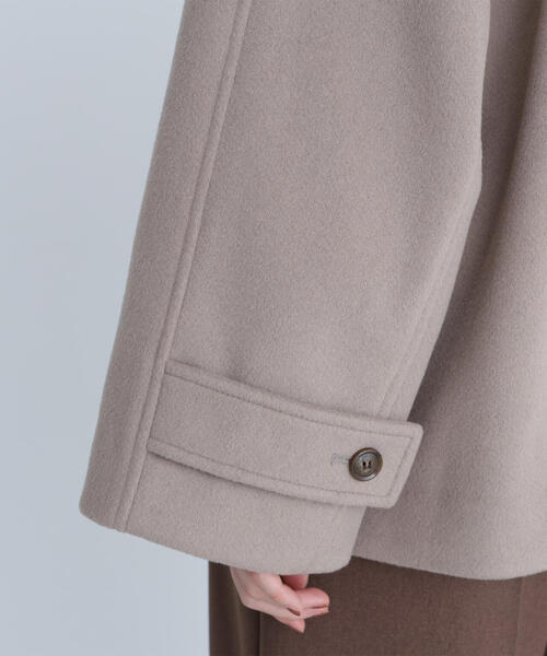 NATURAL BEAUTY BASIC（ナチュラルビューティーベーシック）の「◇ステンカラーハーフコート（その他アウター・レディース・ダークブラウン/ベージュ/ネイビー・SMALL/MEDIUM）」の21枚目の写真