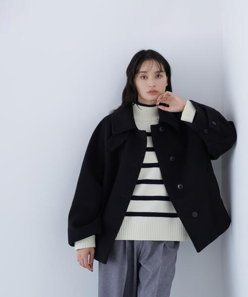◇ステンカラーハーフコート（その他アウター）｜NATURAL BEAUTY BASIC