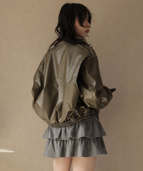 Ulysses（ユリシス）の「ドットティアードミニスカート（スカート・レディース・ブラック/グレー/ネイビー・F）」の17枚目の写真