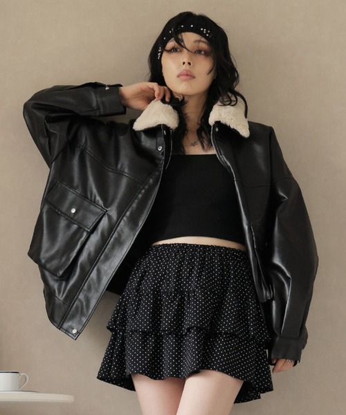 ユリシスさま確認用になります。アンティークキルト＆ハンドメイド刺繍·͜· ♡ ハート刺繍肩あきレイヤードニット ｜ LIZ LISA（リズリサ）公式通販