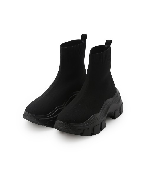 SNIDEL（スナイデル）の「スニーカーソールショートブーツ（ブーツ・レディース・アイボリー/ブラック/マルチ・S/M/L）」の22枚目の写真