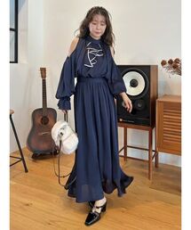 LILY BROWN | ショルダーオープンワンピース(ワンピース)