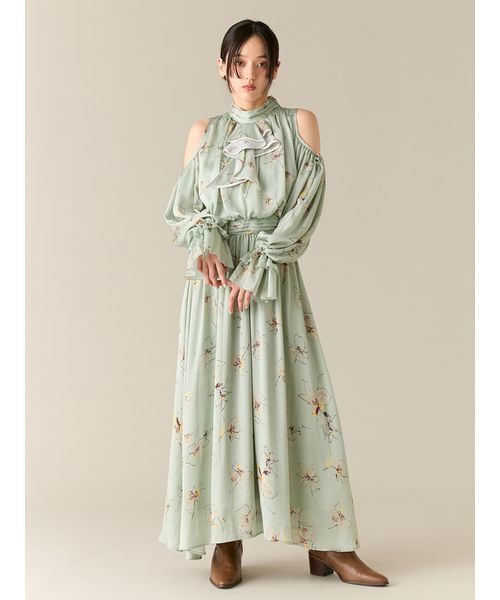 セール】ショルダーオープンワンピース（ワンピース）｜LILY BROWN