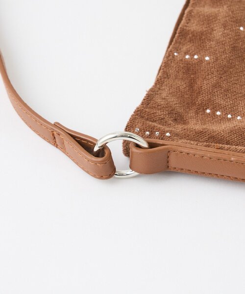 Kastane（カスタネ）の「【A4サイズ/一部店舗限定】ビジュースエードショルダーBAG（ショルダーバッグ・レディース・ブラック/アイボリー/ブラウン・FREE）」の8枚目の写真