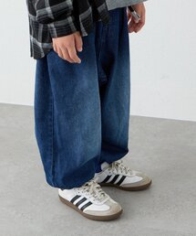 CIAOPANIC TYPY（チャオパニックティピー）の「【KIDS】【ジュニアサイズあり】ゆるだぼベルト付きイージーパンツ（デニムパンツ）」