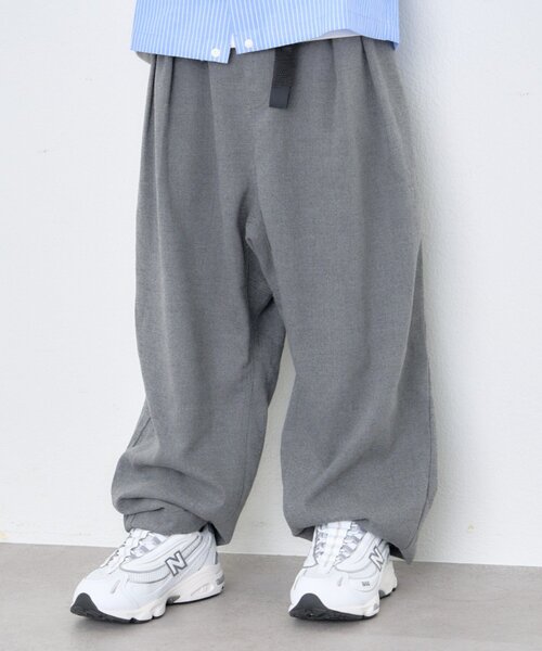 CIAOPANIC TYPY(チャオパニックティピー)の「【KIDS】【ジュニアサイズあり】ゆるだぼベルト付きイージーパンツ(デニムパンツ・キッズ・ネイビー/グレー・XX-LARGE/MEDIUM/X-LARGE/LARGE)」の6枚目の写真