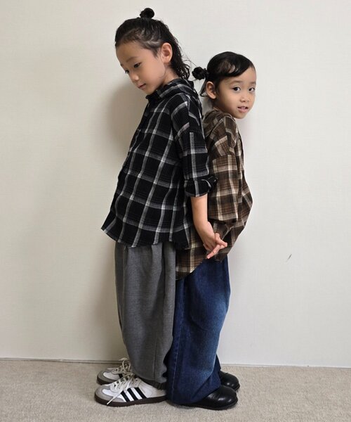 CIAOPANIC TYPY(チャオパニックティピー)の「【KIDS】【ジュニアサイズあり】ゆるだぼベルト付きイージーパンツ(デニムパンツ・キッズ・ネイビー/グレー・XX-LARGE/MEDIUM/X-LARGE/LARGE)」の21枚目の写真