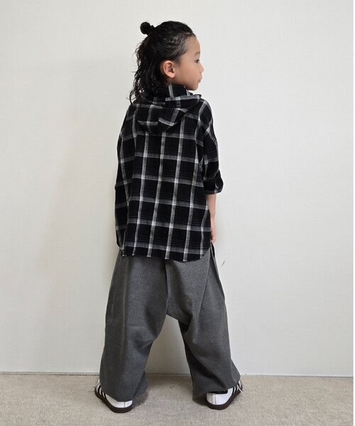 CIAOPANIC TYPY(チャオパニックティピー)の「【KIDS】【ジュニアサイズあり】ゆるだぼベルト付きイージーパンツ(デニムパンツ・キッズ・ネイビー/グレー・XX-LARGE/MEDIUM/X-LARGE/LARGE)」の20枚目の写真