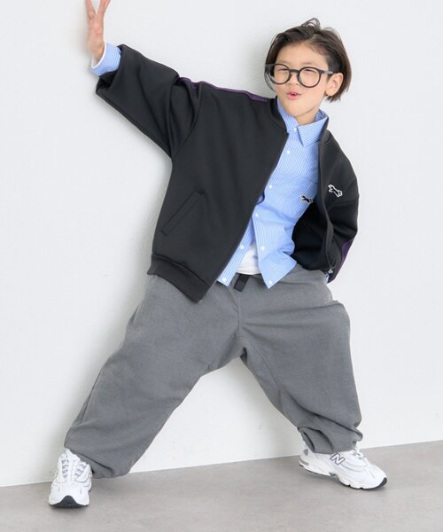 CIAOPANIC TYPY(チャオパニックティピー)の「【KIDS】【ジュニアサイズあり】ゆるだぼベルト付きイージーパンツ(デニムパンツ・キッズ・ネイビー/グレー・XX-LARGE/MEDIUM/X-LARGE/LARGE)」の15枚目の写真