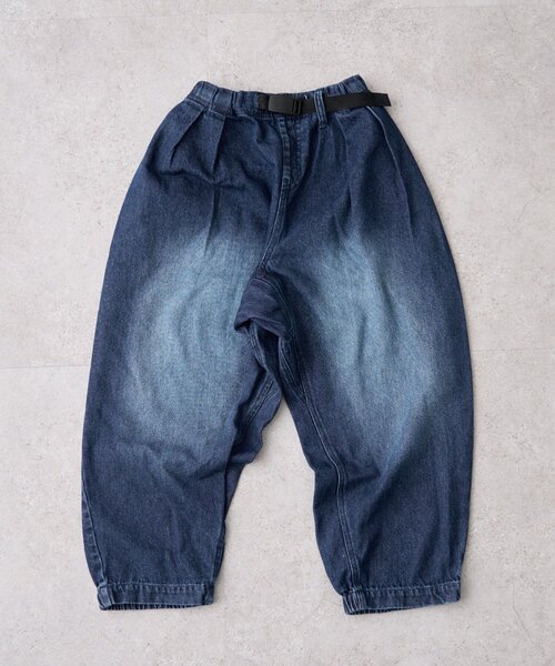 CIAOPANIC TYPY(チャオパニックティピー)の「【KIDS】【ジュニアサイズあり】ゆるだぼベルト付きイージーパンツ(デニムパンツ・キッズ・ネイビー/グレー・XX-LARGE/MEDIUM/X-LARGE/LARGE)」の7枚目の写真