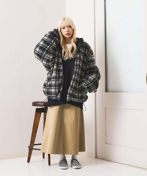 UNIIT（ユニット）の「【BRUDDA SHARK/ブラダシャーク】2Wayリバーシブル 両A面オーバーサイズ ブルゾン（ブルゾン・メンズ・ブラック/ホワイト・MEDIUM/LARGE）」の12枚目の写真