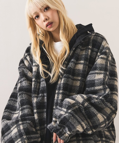 UNIIT（ユニット）の「【BRUDDA SHARK/ブラダシャーク】2Wayリバーシブル 両A面オーバーサイズ ブルゾン（ブルゾン・メンズ・ブラック/ホワイト・MEDIUM/LARGE）」の18枚目の写真