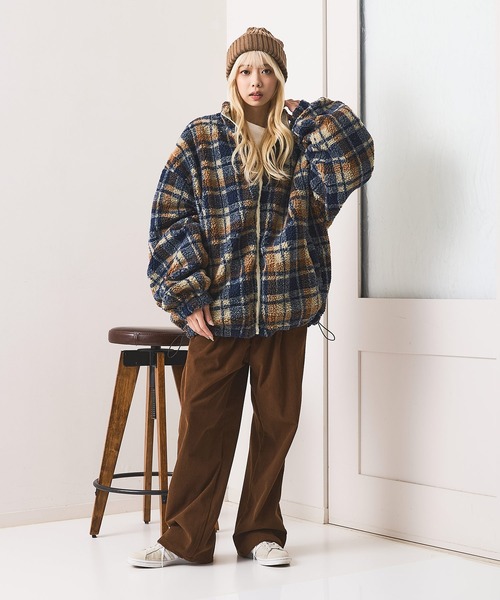 UNIIT（ユニット）の「【BRUDDA SHARK/ブラダシャーク】2Wayリバーシブル 両A面オーバーサイズ ブルゾン（ブルゾン・メンズ・ブラック/ホワイト・MEDIUM/LARGE）」の4枚目の写真