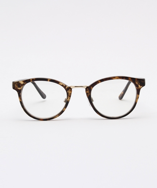 ADAM ET ROPE'（アダムエロペ）の「INJECTIONメタルブリッジボストン（メガネ・メンズ・ブラック/ダークブラウン・FREE）」の3枚目の写真