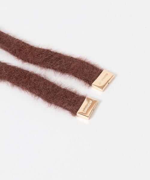 URBAN RESEARCH ROSSO WOMEN(アーバンリサーチ ロッソ)の「CHIGNON フラフィーワイドチョーカー(ネックレス・レディース・ブラック系その他/ボルドー・FREE)」の7枚目の写真