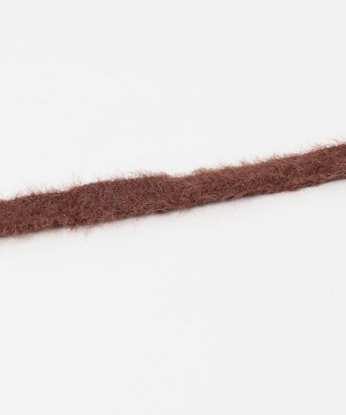 URBAN RESEARCH ROSSO WOMEN(アーバンリサーチ ロッソ)の「CHIGNON フラフィーワイドチョーカー(ネックレス・レディース・ブラック系その他/ボルドー・FREE)」の8枚目の写真