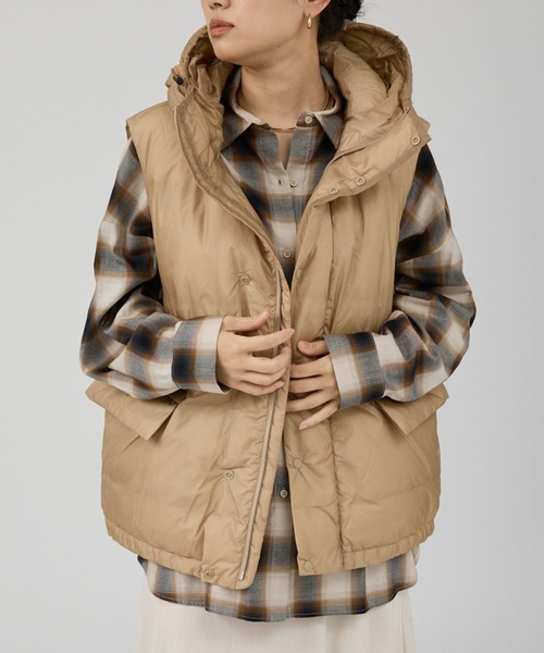 REMI RELIEF/レミレリーフ】超軽量ダウンベスト（ダウンジャケット