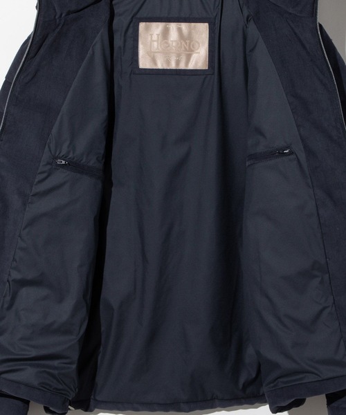 HERNO（ヘルノ）の「HERNO RESORT CORDUROY ヘルノ リゾート コーデュロイ ダウンジャケット（ダウンジャケット/コート・メンズ・ネイビー系1/グレー系1・46/48/50）」の15枚目の写真